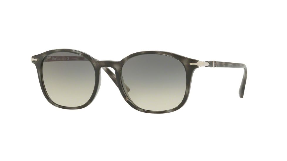 Persol PO3182S Progressive Prescription Sunglasses PO3182S-105332-51 - Lens Diameter 51 mm, Frame Color Grey Smoke