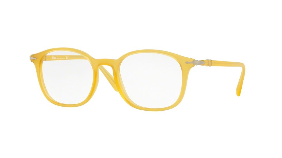 Persol PO3182V Single Vision Prescription Eyeglasses 1048-51 - Matte Yellow Frame