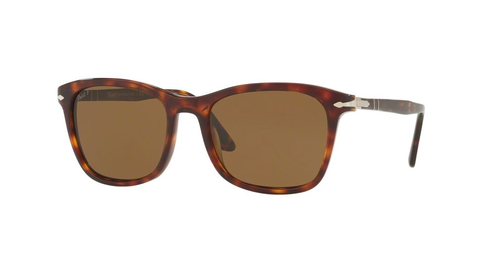 Persol PO3192S Progressive Prescription Sunglasses, 54mm, Havana, PO3192S-24-57-54-PRO