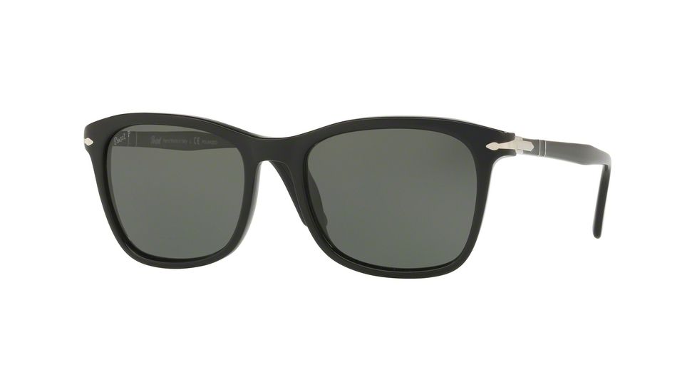 Persol PO3192S Progressive Prescription Sunglasses PO3192S-95-58-54 - Lens Diameter 54 mm, Frame Color Black