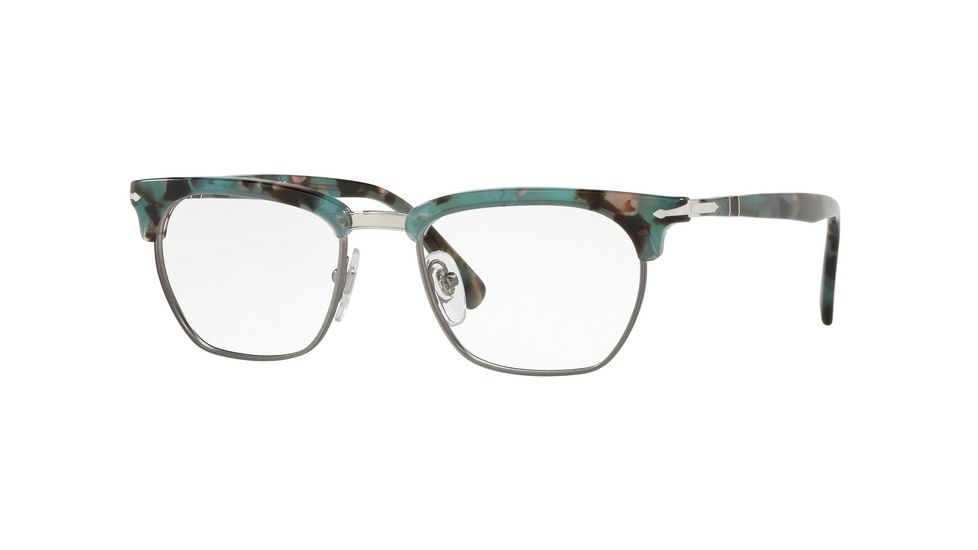 Persol PO3196V Bifocal Prescription Eyeglasses 1070-53 - Azure Tortoise Frame