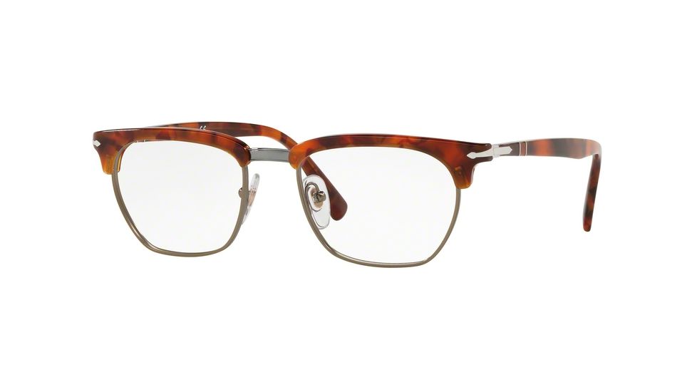 Persol PO3196V Bifocal Prescription Eyeglasses 1072-53 - Brown Tortoise Frame