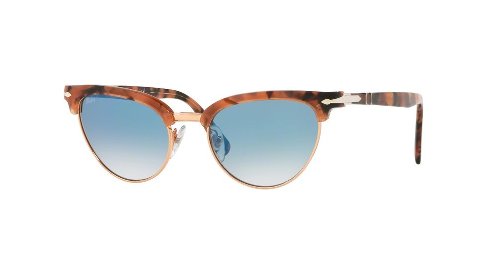 Persol PO3198S Prescription Sunglasses, 51mm, Tortoise/Pink, PO3198S-10693F-51-SV