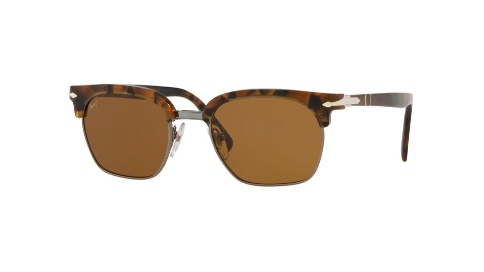 Persol PO3199S Bifocal Prescription Sunglasses PO3199S-107333-53 - Lens Diameter 53 mm, Frame Color Tortoise Dark Brown