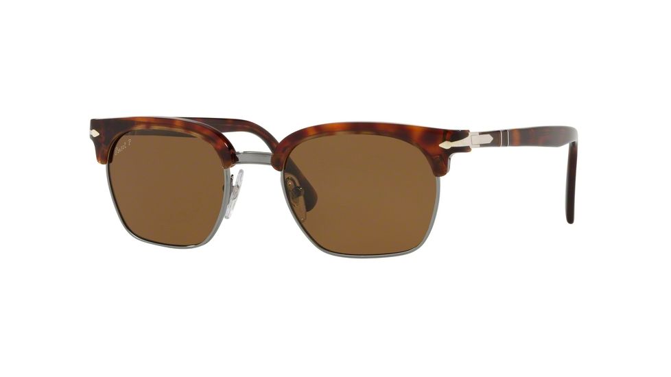 Persol PO3199S Bifocal Prescription Sunglasses PO3199S-24-57-50 - Lens Diameter 50 mm, Frame Color Havana