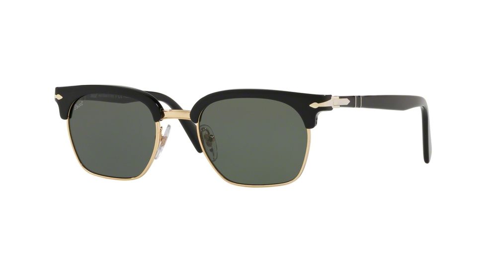 Persol PO3199S Bifocal Prescription Sunglasses PO3199S-95-31-53 - Lens Diameter 53 mm, Frame Color Black