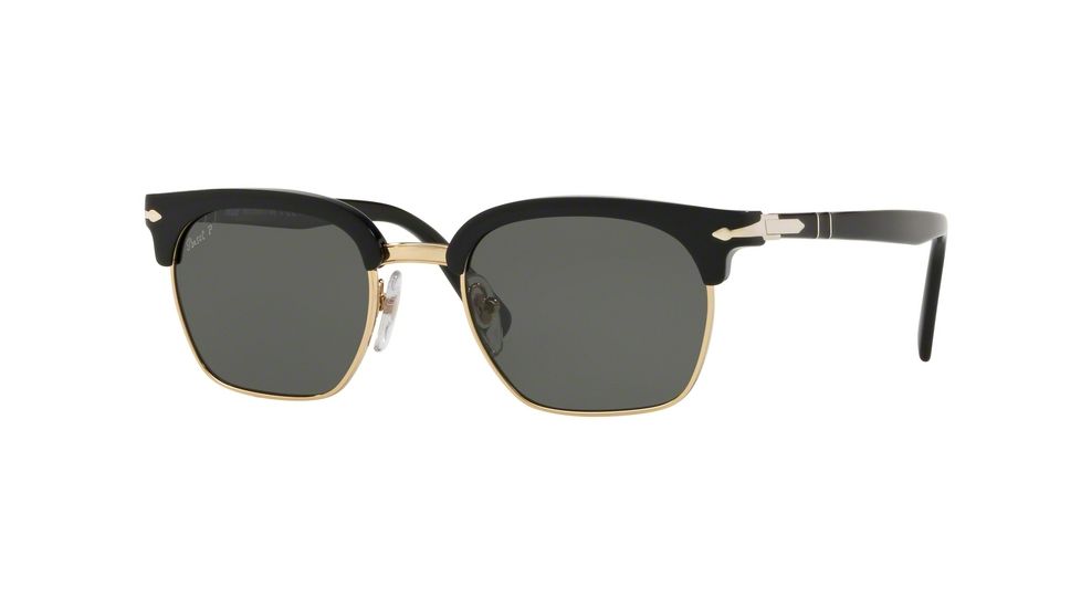 Persol PO3199S Bifocal Prescription Sunglasses, 53mm, Black, PO3199S-95-58-53-BI