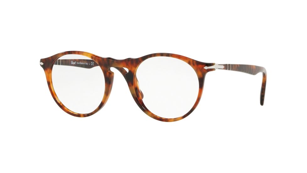 Persol PO3201V Bifocal Prescription Eyeglasses, 49mm, Caffe', PO3201V-108-49-BI