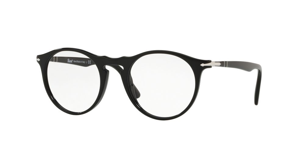 Persol PO3201V Bifocal Prescription Eyeglasses, 49mm, Black, PO3201V-95-49-BI
