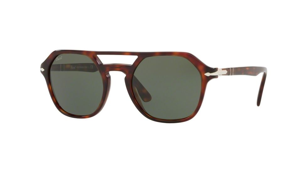 Persol PO3206S Progressive Prescription Sunglasses, 51mm, Havana, PO3206S-24-31-51-PRO
