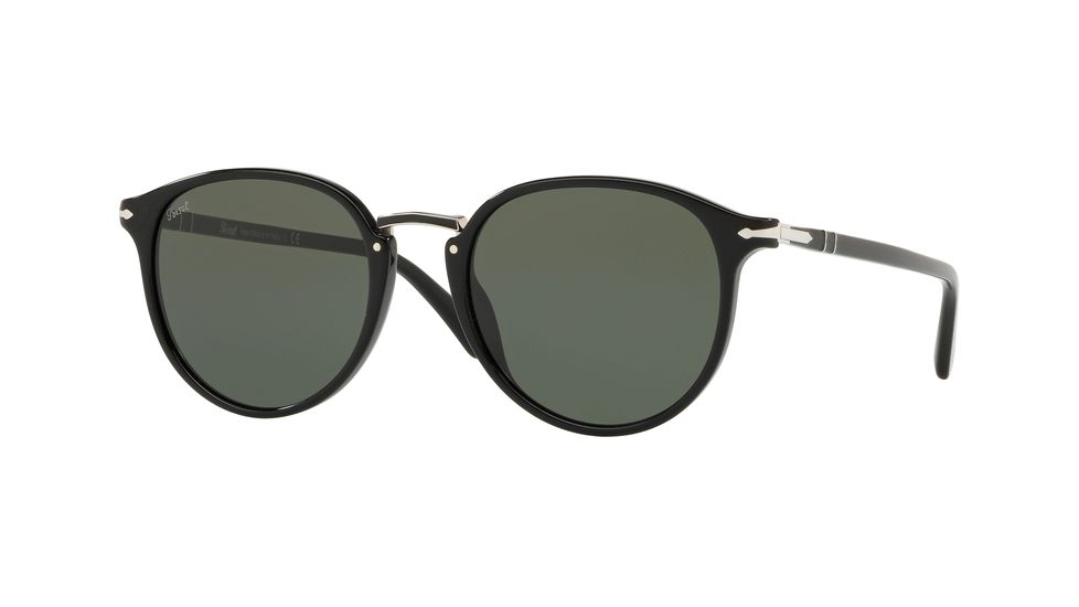 Persol PO3210S Progressive Prescription Sunglasses, 51mm, Black, PO3210S-95-31-51-PRO