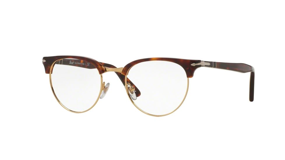 Persol PO8129V Progressive Prescription Eyeglasses 24-48 - Havana Frame