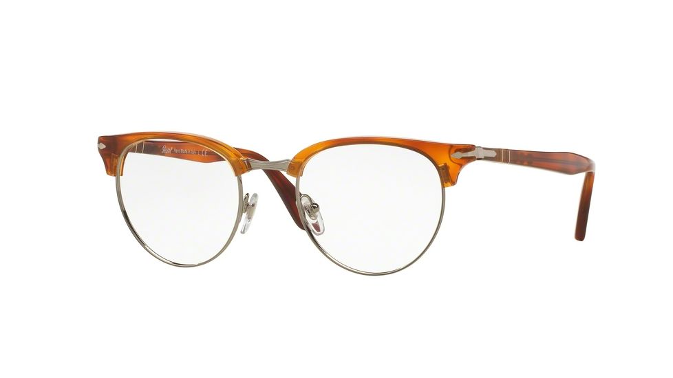Persol PO8129V Progressive Prescription Eyeglasses 96-50 - Terra Di Siena Frame