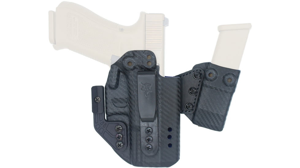 DeSantis Persuader Complete Package IWB Leather Holster. S&amp;W M&amp;P 9 Shield Plus,S&amp;W M&amp;P 9 Shield Plus , Right Hand, Black, 217KAX7K0