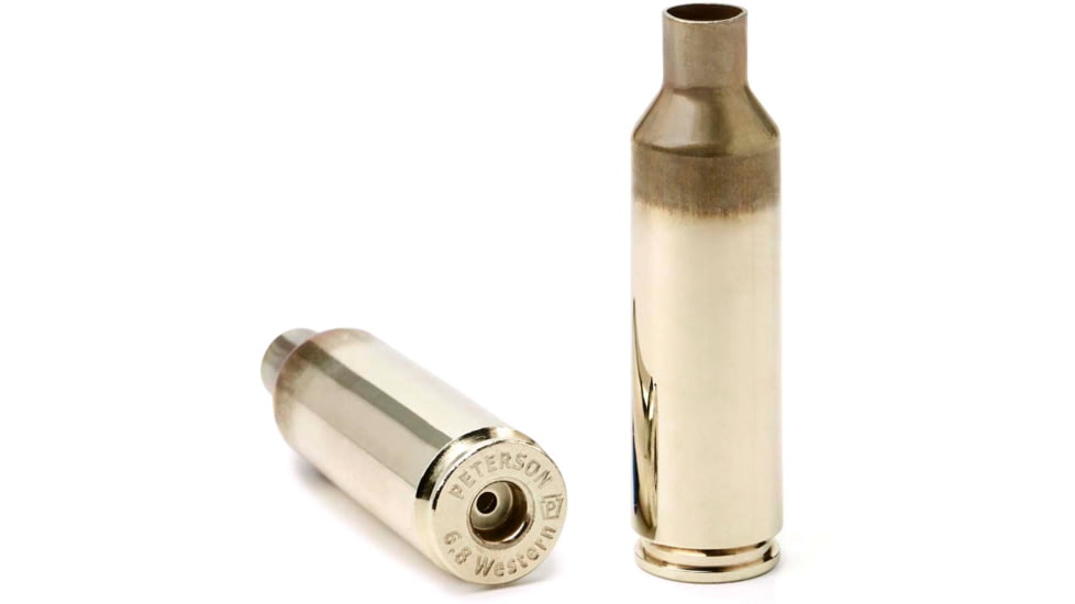 Peterson Cartridge 6.8 Western Rifle Brass, 50 Piece, 40084-R