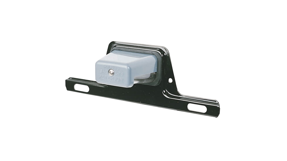 Peterson Manufacturing Metal License Bracket With Light, M436B