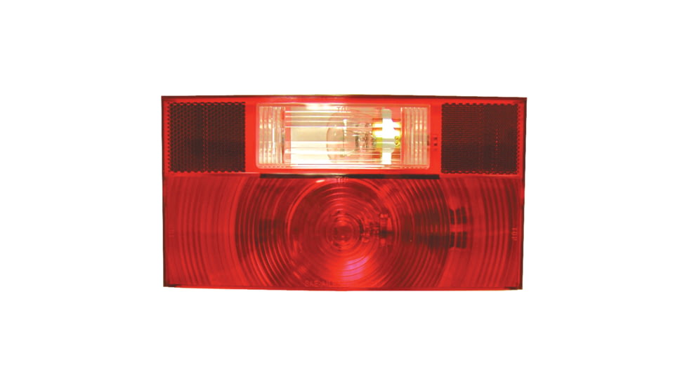 Peterson Manufacturing Stop Turn &amp; Tail Light And License Light With Reflex Replacement Lens For, V25914-25