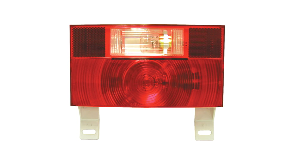 Peterson Manufacturing Stop Turn &amp; Tail Light And License Light With Reflex With Integral Back Up Light, V25914