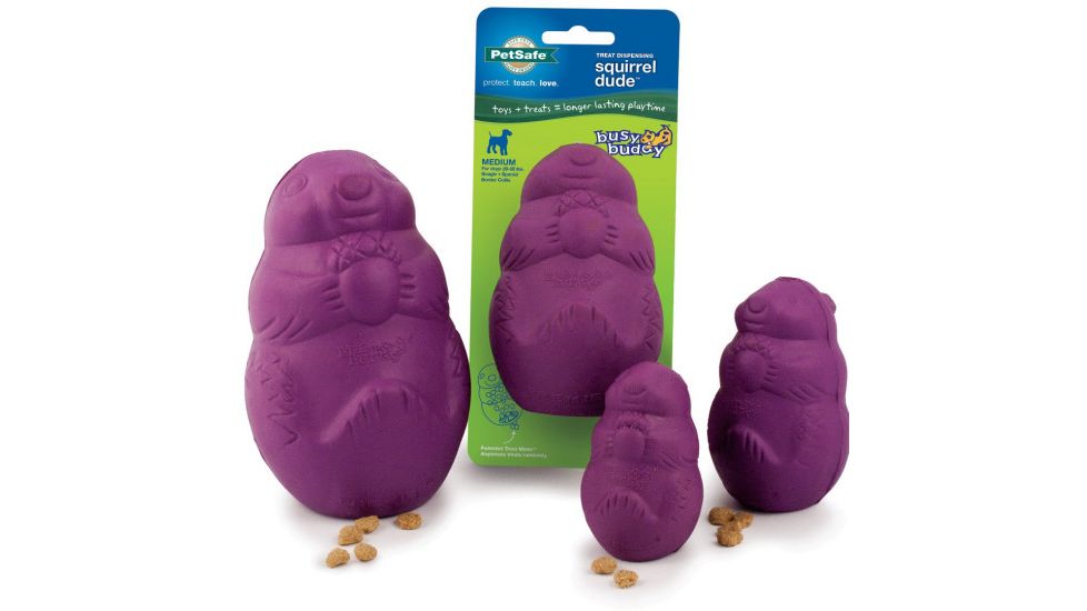 Petsafe Busy Buddy Squirrel Dude, Purple, Xsmall, PTY00-13746