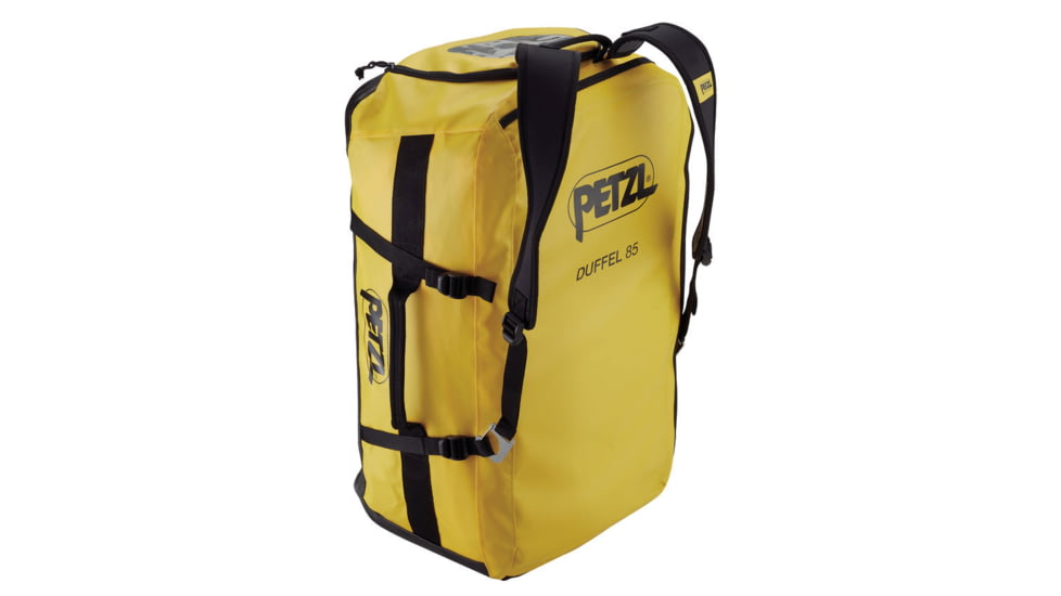 Petzl 85L Duffel Bag, Yellow/Black, S045AA01