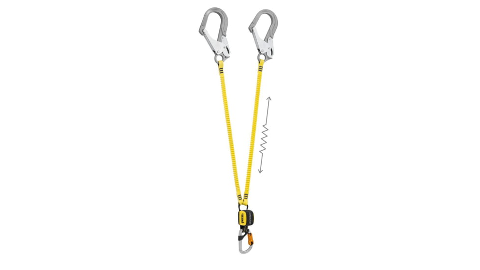 Petzl Absorbica -Y Flex MGO International Lanyard, 150 FLEX, L014BB01