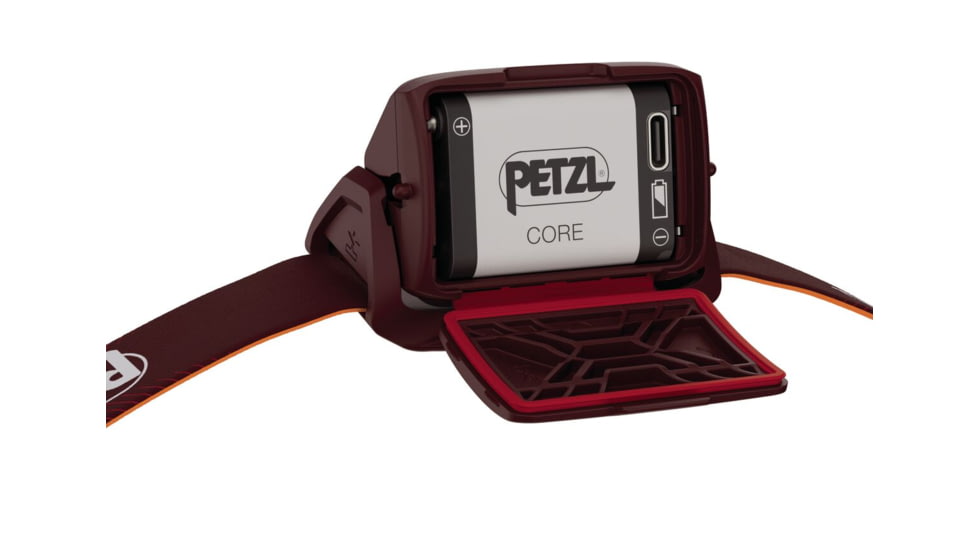 Petzl ACTIK Core Headlamp, Red, E065AB02