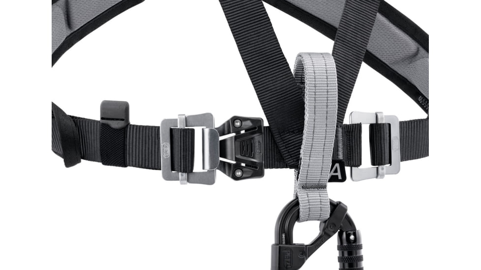 Petzl Air Chest Harness For Seat Harnesses, Black, C098AA00