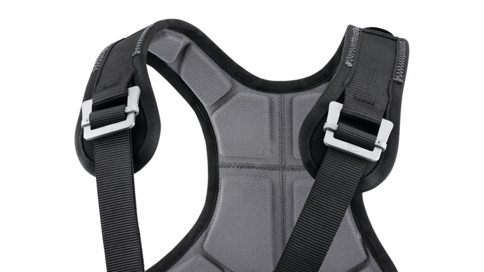 Petzl Air Chest Harness For Seat Harnesses, Black, C098AA00