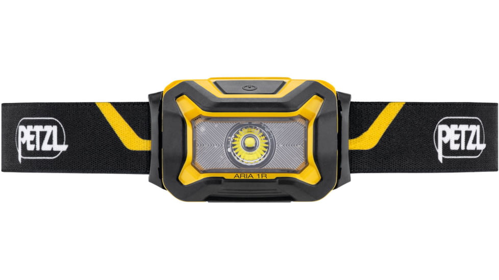 Petzl Aria 1R Headlamp, Black/Yellow, E069CB00