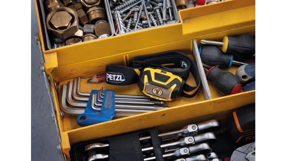 Petzl Aria 1R Headlamp, Black/Yellow, E069CB00