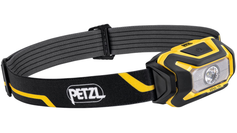 Petzl Aria 1R Headlamp, Black/Yellow, E069CB00