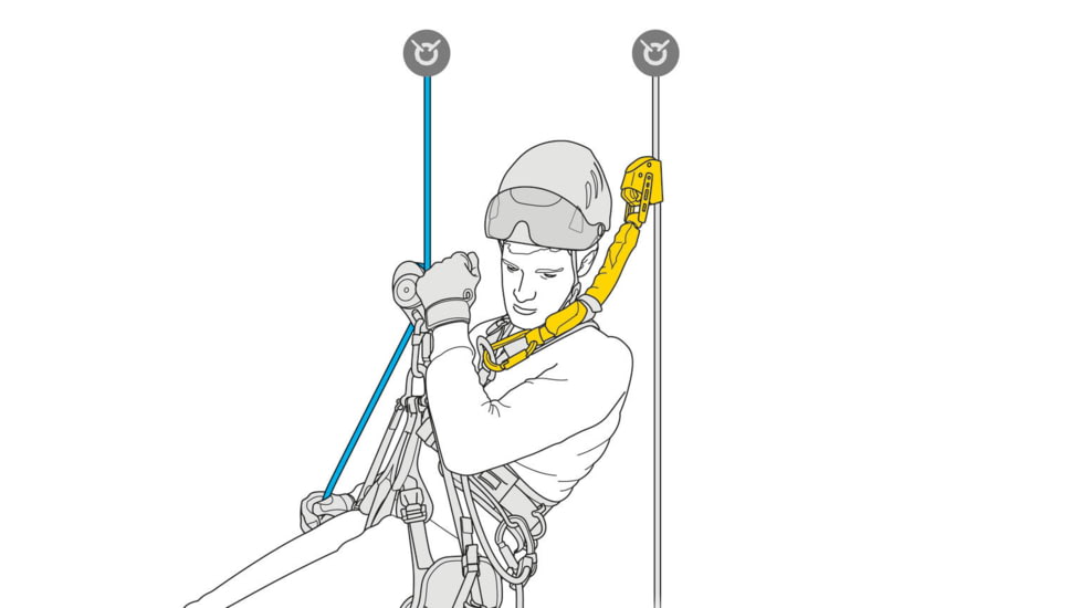 Petzl AsapSorber International Lanyard, 20 cm, L071AA00