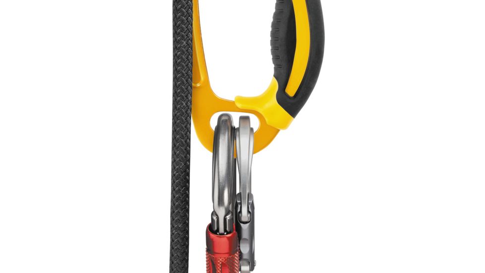 Petzl ASCENSION Ergonomic Handled Ascender,Gold,Left B17ALA