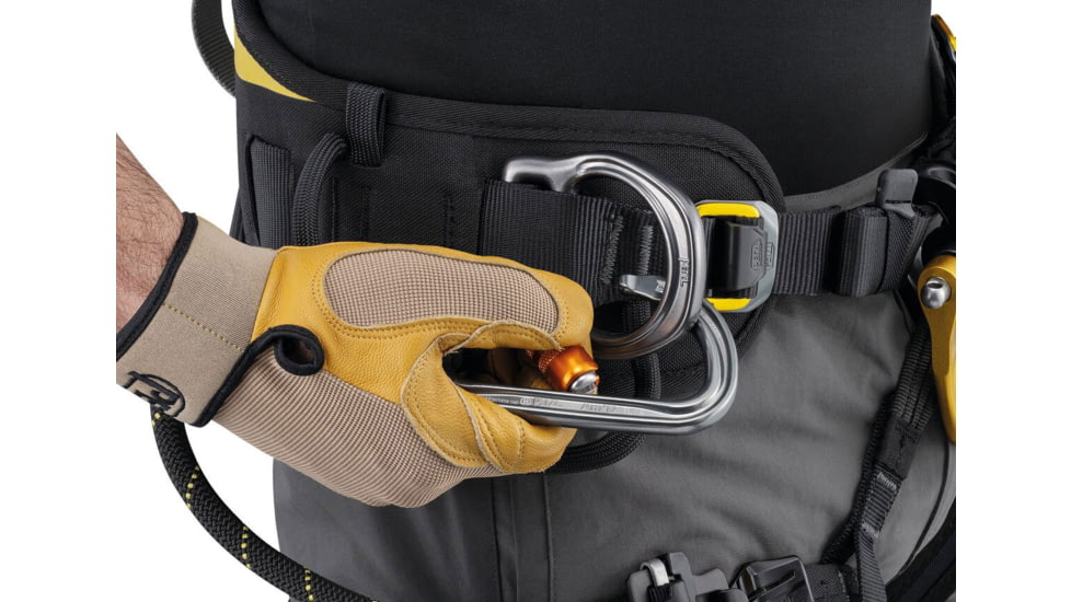 Petzl Astro Sit Harness, Black/Yellow, 0, C085AB00