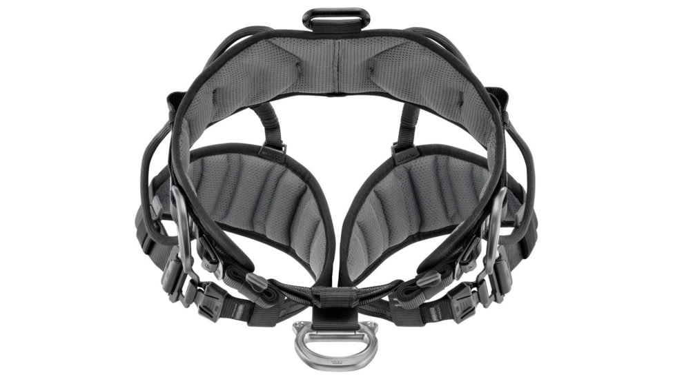 Petzl Avao Sit Fast Harness, Black/Yellow, 2, C079BB02