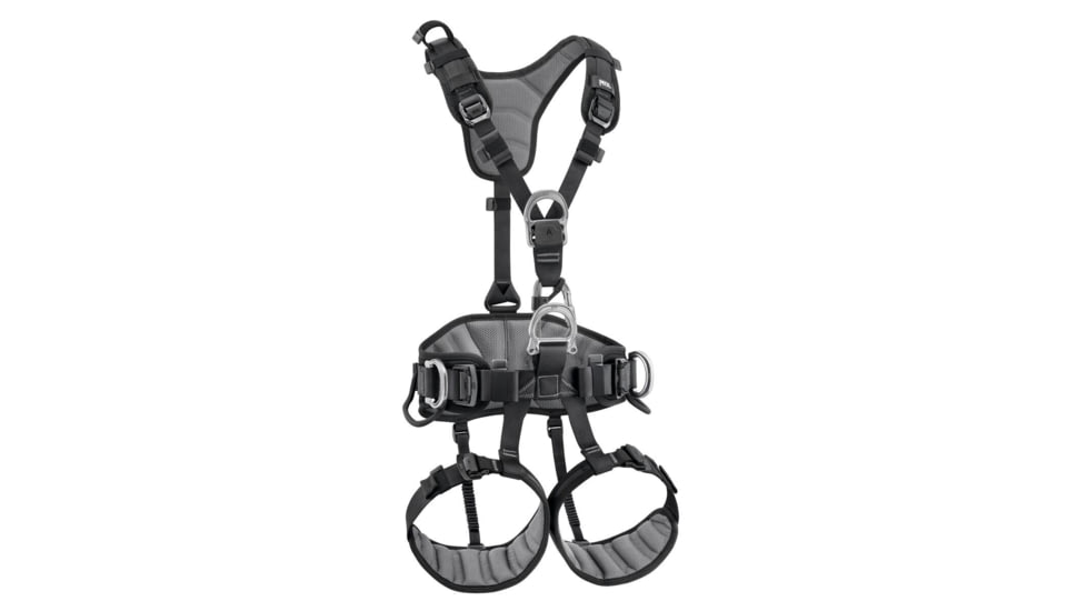 Petzl Avao Sit Harness, Black/Yellow, 2, C079AB01