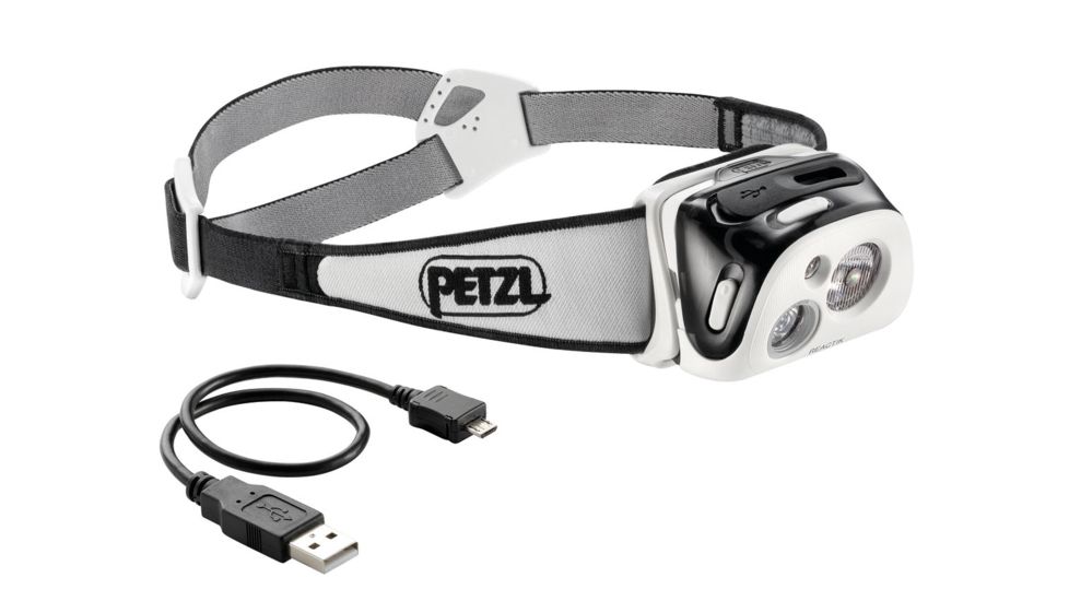 Petzl Compact Rechargeable 220 Lumens Headlamp, Black E92 HNE