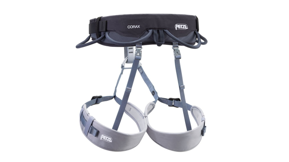 Petzl Corax Climbing Harness, Dark Gray, 1, C051AB00