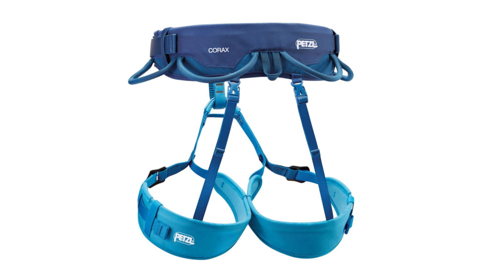 Petzl Corax Climbing Harness, Navy Blue, 1, C051BB00