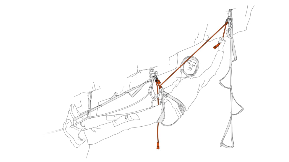 Petzl Dual Evolv Adjust Lanyard, Blue, L035DA00