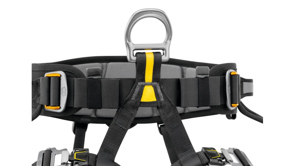 Petzl Falcon Harness, Black/Yellow, 1, C038DA00