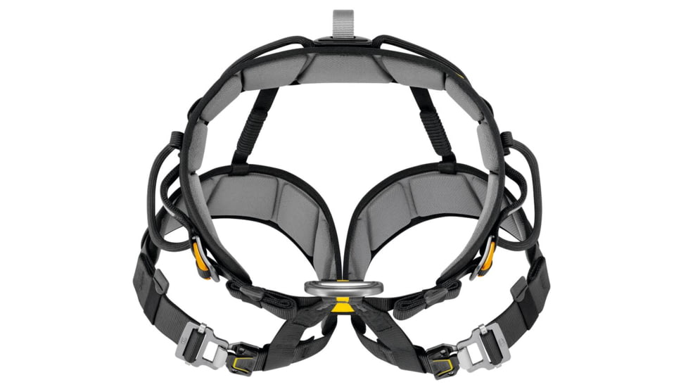 Petzl Falcon Harness, Black/Yellow, 1, C038DA00
