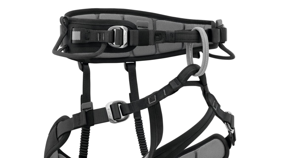 Petzl Falcon Mountain Harness, Black/Gray, 1, C038FA00