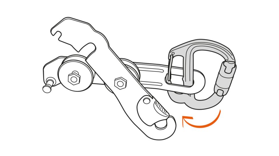 Petzl Freino Z Carabiner, Twist-Lock, M042AA00