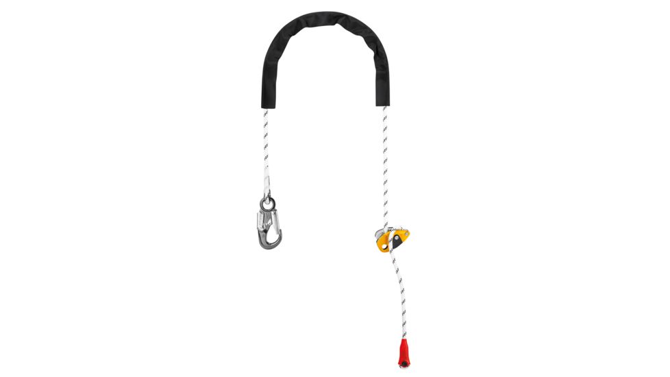 Petzl Grillon Hook International Lanyard, White/Yellow, 4 m, L052CA02