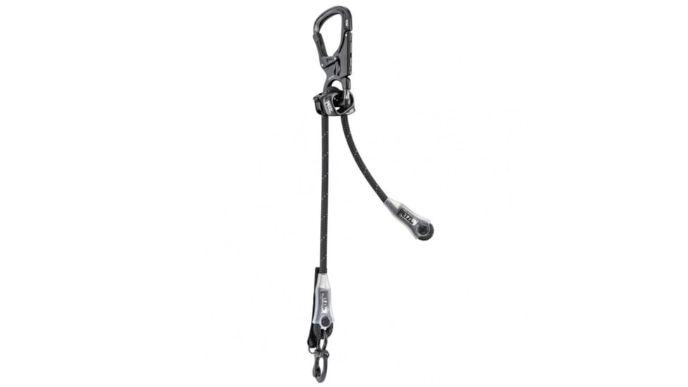 Petzl Helo Adjustable Lanyard w/Eashook Open, 65 cm, L44IHE 065