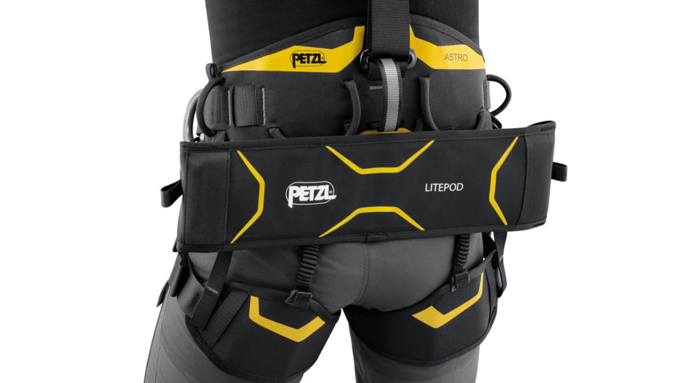 Petzl Litepod Seat, Black/Yellow, S071BA00