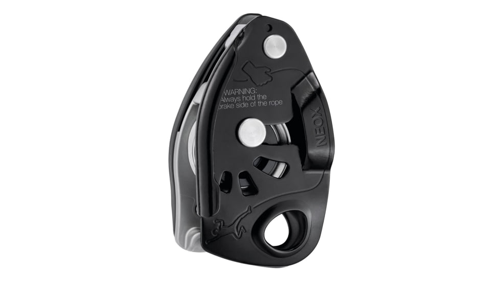 Petzl Neox Belay Device, Black, D016AA02