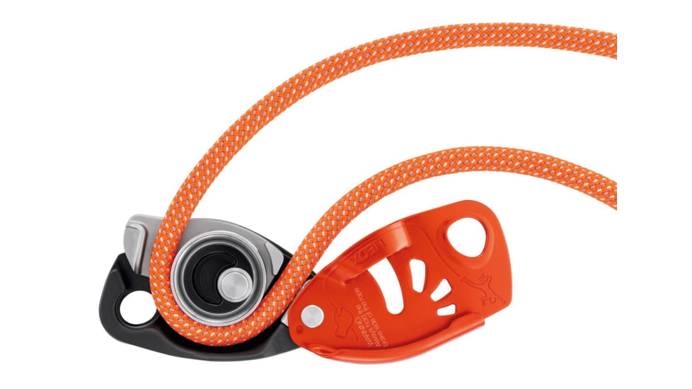 Petzl Neox Belay Device, Orange, D016AA01