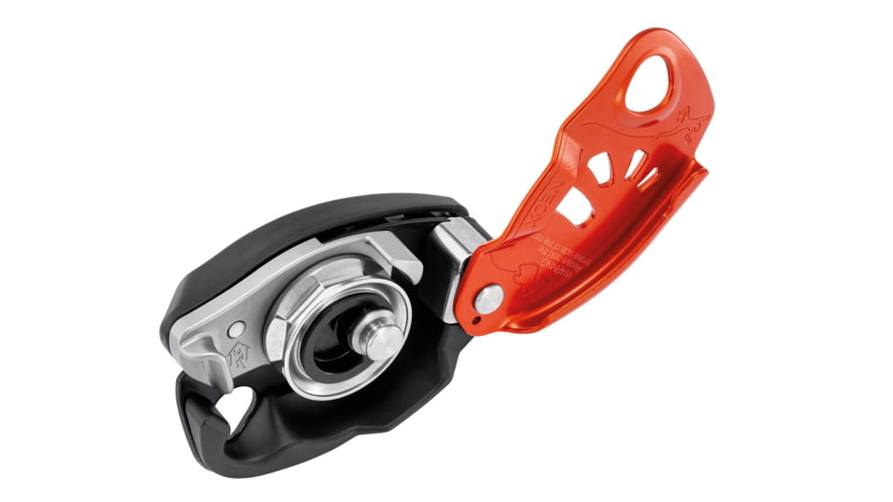 Petzl NEOX Belay Device With Cam-Assisted Blocking, Orange, D016AA01